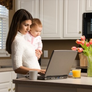 become a work at home mom